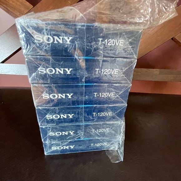 Sony premium VHS 6 hour blank tapes set of six new - Picture 13 of 13